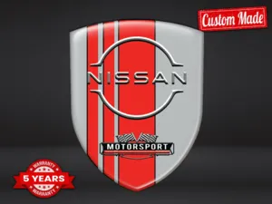 Nissan Badges Auto Sur Mesure Résistants Pro Qualité